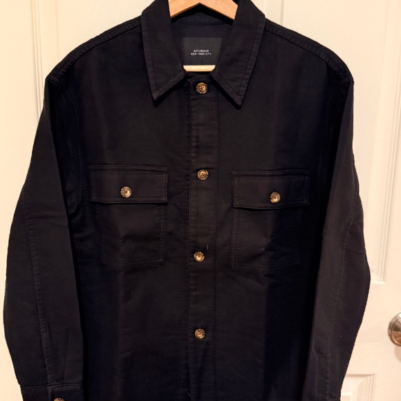 Driessen Overshirt (Black) - Picture 2 of 4